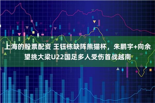 上海的股票配资 王钰栋缺阵熊猫杯，朱鹏宇+向余望挑大梁U22国足多人受伤首战越南